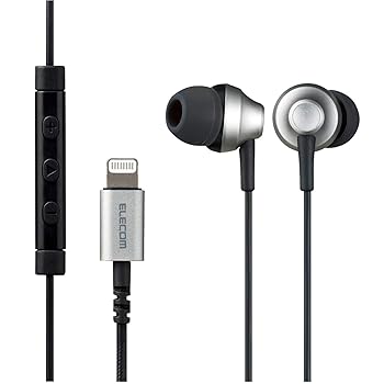 【中古】エレコム ステレオイヤホン カナル型 Lightning ライトニング マイク付 Fast Music LFS12C φ10.0mm 高耐久ケーブル シルバー EHP-LFS12CMSV 1.2 【中古】エレコム ステレオイヤホン カナル型 Lightning ライトニング マイク付 Fast Music LFS12C φ10.0mm 高耐久ケーブル シルバー EHP-LFS12CMSV 1.2