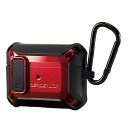 【中古】エレコム AirPods Pro対応 ZEROSHOCKLOCKケース レッド AVA-AP2ZEROLRD