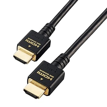 【中古】【39shop】エレコム★HDMI 2.1 ケーブル ウルトラハイスピード 5m Ultra High Speed HDMI Cable認証品 8K60Hz 4K120Hz 48Gbps 超高速 PS5 / PS4 Nintendo S(非常に良い)