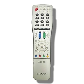 【中古】シャープ テレビリモコン GA434WJSA