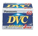 【中古】PANASONIC AY-DVM60V3 ミニDVカセットパック商品