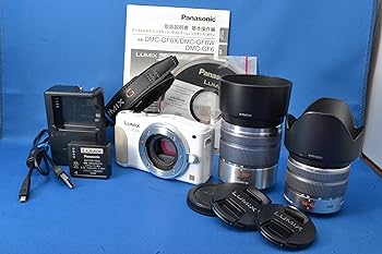 【中古】パナソニック ルミックス ミラーレス一眼カメラ ルミックス GF6 ダブルズームレンズキット 標準ズームレンズ/望遠ズームレンズ ホワイト DMC-GF6 【中古】パナソニック ルミックス ミラーレス一眼カメラ ルミックス GF6 ダブルズームレンズキット 標準ズームレンズ/望遠ズームレンズ ホワイト DMC-GF6