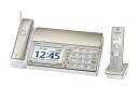 【中古】パナソニック おたっくす デジタルコードレスFAX 子機1台 1.9GHz DECT準拠方式 シャンパンゴールド KX-PD604DL-N(2)