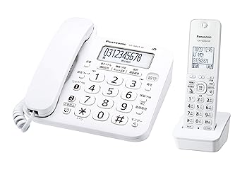 【中古】パナソニック RU・RU・RU デジタルコードレス電話機 子機1台 1.9GHz DECT準拠方式 ホワイト VE-GZ21DL-W