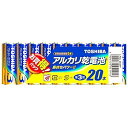 【中古】東芝 アルカリ乾電池 単3形1パック20本入 LR6L 20MP