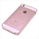 【中古】ラスタバナナ iPhone 5/5s/SE イージーハードケース クリアピンク 0611IP5S