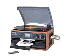 【中古】レコード/CD/ラジオ&カセット搭載多機能プレーヤー RTC-29