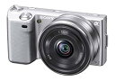 【中古】SONY ミラーレス一眼α NEX-5 ダブルレンズキット シルバー NEX-5D/S