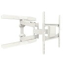 【中古】STARPLATINUM 液晶テレビ 壁掛け金具 37-65インチ対応 TVセッターフリースタイル VA126 M/Lサイズ ホワイト 液晶テレビ壁掛け