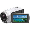【中古】SONYソニー ビデオカメラ Handycam HDR-CX680 ホワイト 内蔵メモリー64GB 光学ズーム30倍 HDR-CX680 W