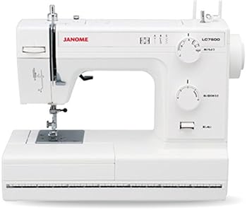 【中古】JANOME ジャノメ レザークラフト対応 パワフル 電動ミシン LC7500 レザー針 レザー押さえ 標準..