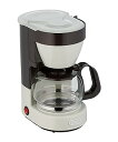 【中古】Toffy/トフィー 4カップコーヒーメーカー K-CM1 ペールアクア ドリップ式 自動保温機能 ガラスポット メッシュフィルター レトロ かわいい ...