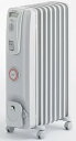 【中古】DeLonghi オイル・ラジエターヒーター L字型フラットフィン 8枚 R730812EF 3~8畳用