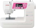 【中古】JANOME ジャノメ ミシン コンピューターミシン 初心者向け コンパクト 模様20種 家庭用 自動糸調子 自動糸切り LEDライト搭載 ワイドテーブ...