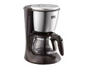 【中古】メリタMelitta フィルターペーパー式 コーヒーメーカー エズ 700ml ブラック 5杯用 SKG56-T