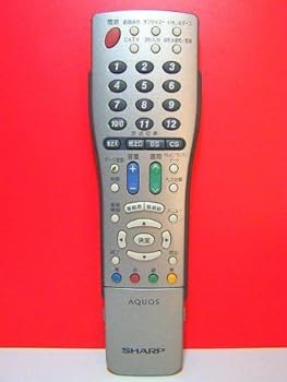 【中古】シャープ テレビリモコン GA410WJSB 【中古】シャープ テレビリモコン GA410WJSB
