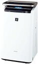 【中古】シャープ 加湿 空気清浄機 プラズマクラスター NEXT50000 プレミアム 23畳 / 空気清浄 40畳 自動掃除 2018年モデル ホワイト KI-JP100-W