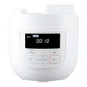【中古】シロカ 電気圧力鍋 SP-4D131 ホワイト圧力/無水/蒸し/炊飯/温め直し/大容量
