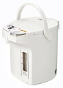 【中古】ピーコック 電気ポット 2.2L 保温機能 カルキとばし機能 ステンレス内容器 湯沸かしポット 空だき防止 電動給湯式 保温ポット 2.2リットル ホワ