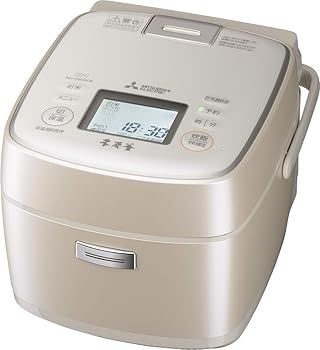 【中古】三菱 IHジャー炊飯器3.5合炊き 白和三盆MITSUBISHI 本炭釜 NJ-SWA06-W