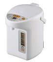 【中古】象印 電気ポット ポット 2.2リットル 優湯生 省エネ 5段階保温設定 ホワイト CV-TY22-WA