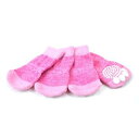 【中古】ランジュ L'ange DOG SOCKS sand pink L サイズ
