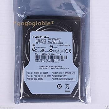 【中古】TOSHIBA 東芝 2.5インチ ハードディスク HDD SATA 5400回転 160GB MK1676GSX