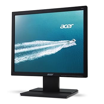 【中古】Acer V176L bd - LED monitor - 17" - 1280 x 1024 - 250 cd/m2 - 5 ms - DVI, VGA - black - DVI, VGA HD-15