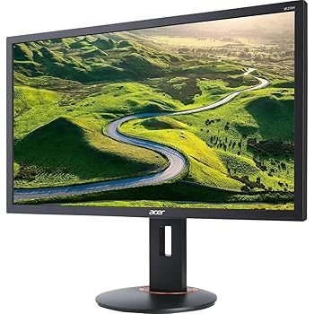 【中古】Acer XFA240 bmjdpr 24"ゲーミングG-SYNC互換モニター1920 x 1080、144hzリフレッシュレート、高さ1msの応答時間、ピボット、回転&傾斜