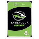 【中古】Seagate BarraCuda 3.5インチ 8TB 内蔵 ハードディスク HDD PC 2年 6Gb/s 256MB 5400rpm 正規代理店品 ST8000DM004(2)