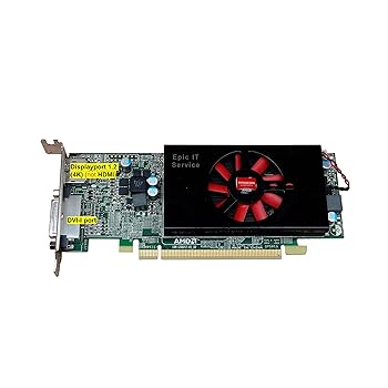 【中古】AMD Radeon HD 8570、DP/DVI搭載1GB GDDR3、PCI-E x 16。ハーフブラケットはSFFコンピューターのみに対応。Windows XP、7、8、8.1、10、11、UEFI