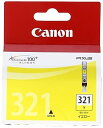 【中古】Canon 純正インクカートリッジ BCI-321 イエロー BCI-321Y