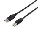 【中古】バッファロー iBUFFALO USB2.0ケーブル1.0m ブラック BSUAB210BK