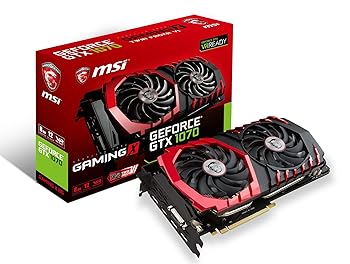 【中古】MSI GeForce GTX 1070 GAMING X 8G Twin Frozr VI/OCモデル グラフィックスボード VD6072