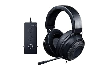 【中古】Razer Kraken Black ゲーミングヘッドセット + THX USBオーディオコントローラー 3.5mm/USB 7.1 立体音響対応 PC 冷却パッド 日本正規代理店品 【中古】Razer Kraken Black ゲーミングヘッドセット + THX USBオーディオコントローラー 3.5mm/USB 7.1 立体音響対応 PC 冷却パッド 日本正規代理店品