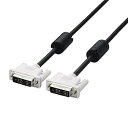 【中古】エレコム ディスプレイケーブル DVI-D24pin シングルリンク デジタル 1.5m ブラック CAC-DVSL15BK