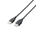 【中古】エレコム データ転送用 USB延長ケーブル USB2.0 Aオス-Aメスタイプ 5m RoHS指令準拠&環境配慮パッケージ ブラック U2C-JE50B...