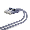 【中古】エレコム LANケーブル CAT6 0.3m 爪折れ防止コネクタ やわらか ブルー LD-GPY/BU03