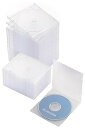【中古】エレコム BD DVD CDケース ディスクケース 50枚パック 厚さ約5mm スリム 1枚収納 クリア CCD-JSCS50CR
