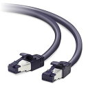 【中古】エレコム LANケーブル CAT8 1m ツメが折れない ブルーメタリック LD-OCTT/BM10
