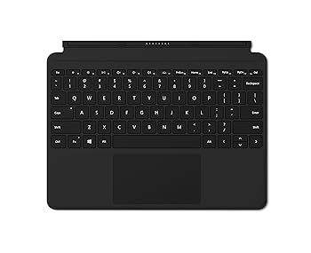 【中古】Surface Go タイプ カバー ブラック英字配列KCM-00021
