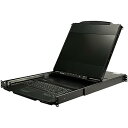 【中古】StarTech.com KVMコンソール/ラックマウント型/1ポート/17インチモニター/1U/DVI・VGA/1080p RKCOND17HD