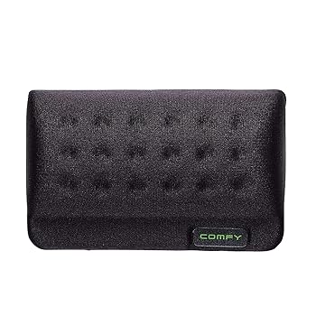 【中古】エレコム 分散,通気 リストレスト 疲労低減 "COMFY" ショート ポリウレタン ブラック MOH-013BK