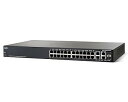 【中古】Cisco Small Business SRW2024P-K9-NA - switch - 28 ports - managed