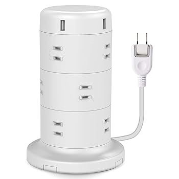 【中古】エレコム 電源タップ タワー型 延長コード 12個口 & USB×5ポート 固定パーツ付 雷ガード ほこりシャッター 2m ホワイト ECT-0720WH 【中古】エレコム 電源タップ タワー型 延長コード 12個口 & USB×5ポート 固定パーツ付 雷ガード ほこりシャッター 2m ホワイト ECT-0720WH