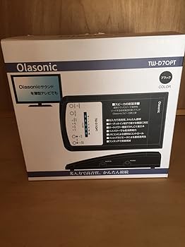 【中古】Olasonic 薄型テレビ用 スピーカー ブラック TW-D7OPTB 【中古】Olasonic 薄型テレビ用 スピーカー ブラック TW-D7OPTB
