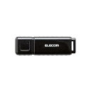 【中古】エレコム USBメモリ 32GB セキュリティソフト対応 ストラップホール付 ブラック MF-HSU2A32GBK