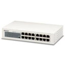【中古】バッファロー Giga対応 スイッチングハブ 16ポート LSW4-GT-16NSR