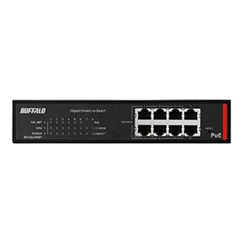 【中古】バッファロー BS-GSL2008P 法人向け Giga対応 PoE Layer2 スマートLiteスイッチ 8ポート 【中古】バッファロー BS-GSL2008P 法人向け Giga対応 PoE Layer2 スマートLiteスイッチ 8ポート