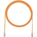 【中古】パンドウイット LANケーブル Cat6 極細 プロ仕様 1m オレンジ UTP28SP1MOR